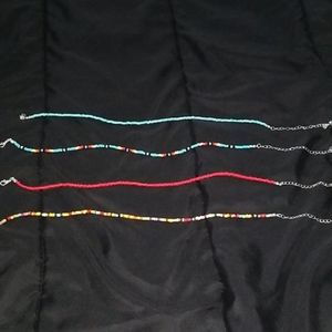 Bead necklaces